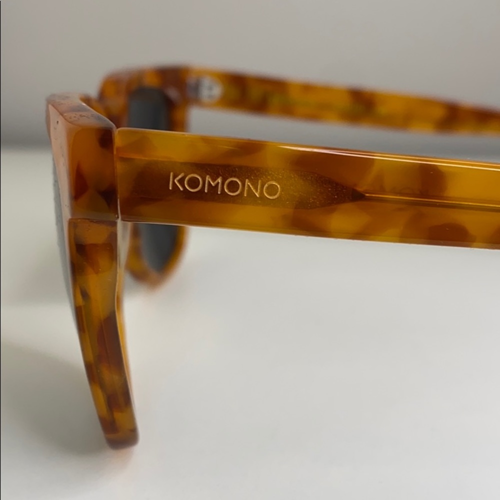 Komono sunglasses NEW brown orange tortoise Riviera Caramel Demi - Picture 5 of 16